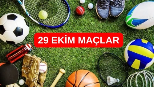 Bugünkü maçlar: 29 Ekim Çarşamba canlı yayınlanan tüm karşılaşmalar | Futbol, basketbol, tenis