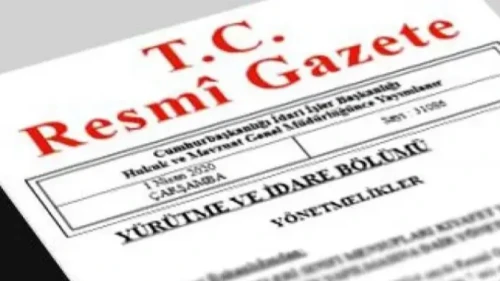 28 Ekim 2025 Salı Resmî Gazete Yayımlandı