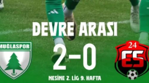 Muğlaspor İlk Yarıda Fırtına Gibi: Erzincanspor Karşısında 2-0 Önde