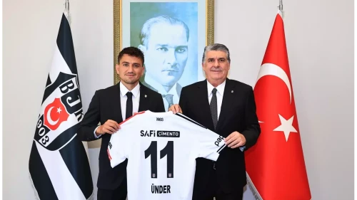 Beşiktaş'da Cengiz Ünder Sözleşmeyi İmzaladı