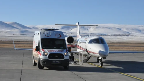 Kalp Hastası Bebek, Ambulans Uçakla Ankara’ya Sevk Edildi