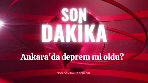 Ankara'da deprem mi oldu 11 Eylül? Az önce Ankara'da deprem nerede, kaç şiddetinde oldu?