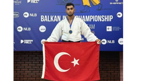 Yunusemre Belediyespor’un Milli Judocusu Enes Pınar Balkan Şampiyonası’nda Bronz Madalya Kazandı
