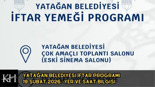 Yatağan'da Ramazan Bereketi: Belediye Çok Amaçlı Salonda İftar Verecek!