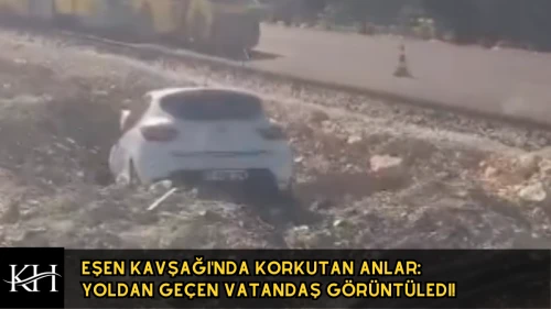 Eşen Mahallesi Kavşağında Kaza: Maddi Hasar Meydana Geldi