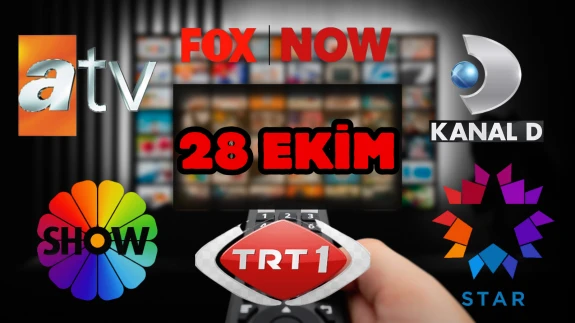 28 Ekim Salı TV Yayın Akışı, ATV, Show TV, NOW TV, Kanal D ve TRT 1 2025: Bugün Hangi Diziler, Filmler Var?