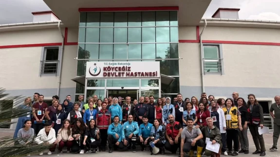 Köyceğiz Devlet Hastanesi’nde Sel ve Tahliye Tatbikatı Gerçekleştirildi