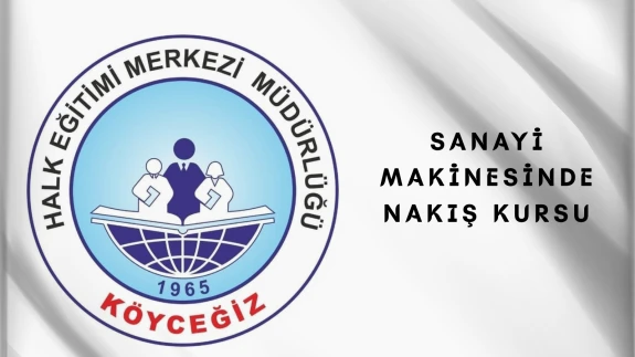 Köyceğiz Halk Eğitim Merkezi’nde Sanayi Makinesinde Nakış Kursu Başlıyor
