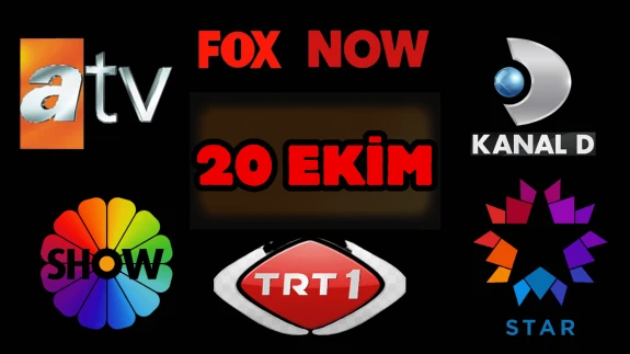 20 Ekim Pazartesi ATV, Show TV, NOW TV, Kanal D ve TRT 1 Yayın Akışı 2025: Bugün Hangi Diziler, Filmler Var?