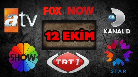 12 Ekim Pazar Yayın Akışı Show TV, NOW TV ve TRT 1, ATV, Kanal D 2025: Bugün Hangi Diziler, Filmler Var?