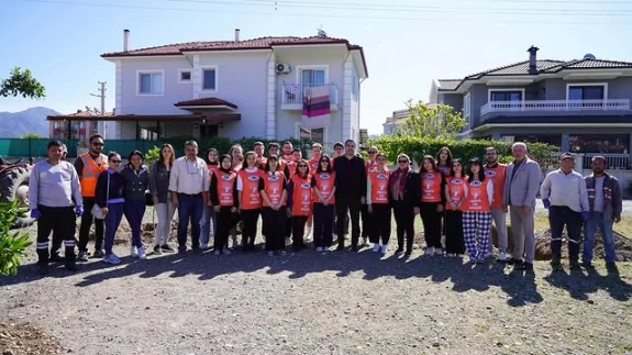 Ortaca Meslek Yüksekokulu Fidan Dikti, Evren Tezcan'da Eşlik Etti