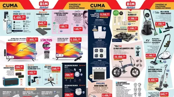 BİM’de haftalık indirim fırtınası! Birçok ürün indirimde || 8, 9, 11 Nisan Bim İndirimleri!