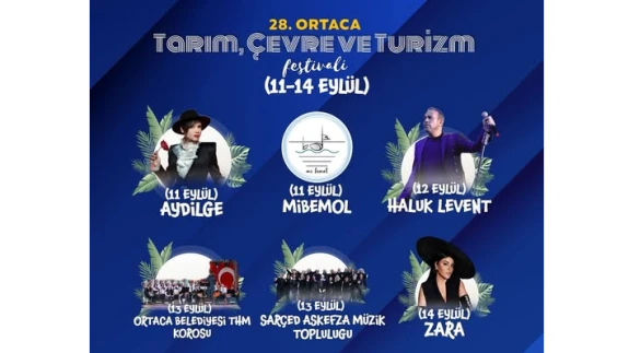 28. Tarım, Çevre ve Turizm Festivali Başlıyor: 21–27 Temmuz’da Kültür, Müzik ve Doğa Ortaca’da Buluşuyor