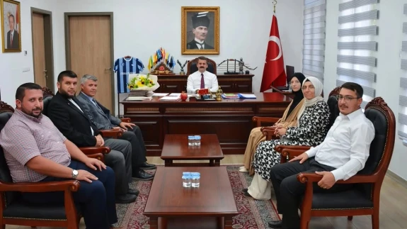 Mevlid-i Nebi Haftasında Anlamlı Ziyaret: Müftü Ahmet Karagöz’den Kaymakam Mert Kumcu’ya Nezaket Ziyareti