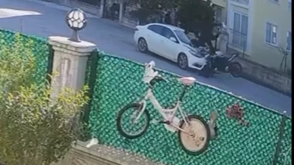 Ortaca’da Trafik Kazası Güvenlik Kamerasına Yansıdı