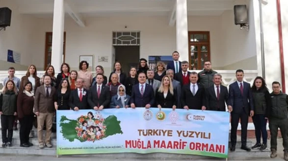 Muğla’da Öğretmenler İçin 16 Bin 453 Fidan Toprakla Buluştu