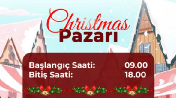 Ortaca Christmas Pazarı 29 Kasım’da Dalyan Cumhuriyet Meydanı’nda