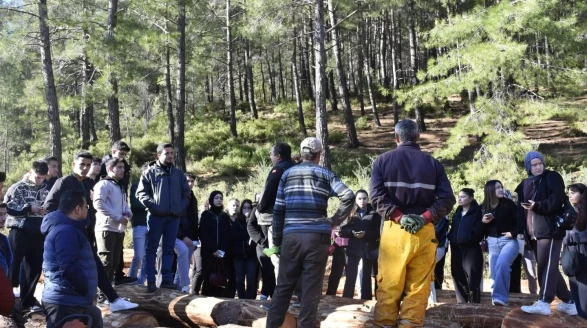 Köyceğiz MYO Öğrencilerinden Uygulamalı Ormancılık Arazi Çalışması
