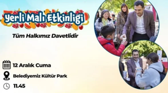 Ortaca’da Yerli Malı Etkinliği 12 Aralık’ta Kültür Park’ta