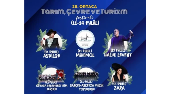 28. Tarım, Çevre ve Turizm Festivali Başlıyor: 21–27 Temmuz’da Kültür, Müzik ve Doğa Ortaca’da Buluşuyor