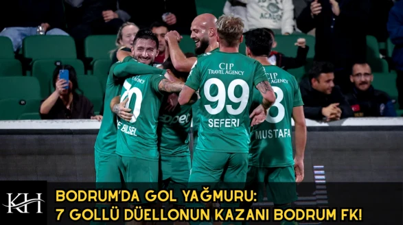 Bodrum'da Müthiş Galibiyet! Bodrum FK 4 Puanla Zirve Takibinde