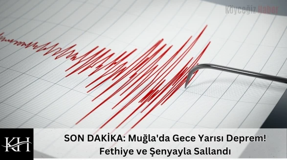 SON DAKİKA: Muğla'da Gece Yarısı Deprem! Fethiye ve Şenyayla Sallandı