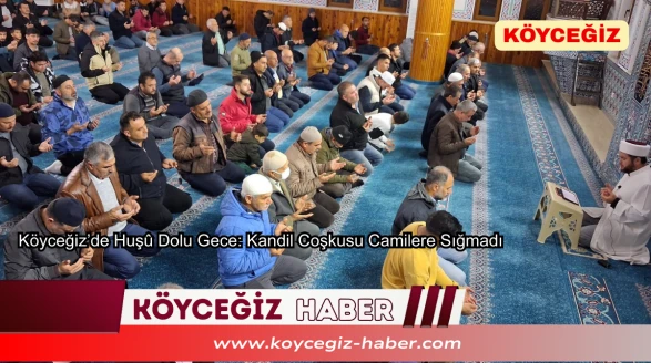 Köyceğiz’de Berat Kandili İhyası: Camiler Dolup Taştı