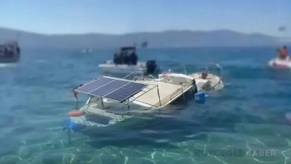 Güllük Körfezi’nde Korkutan Kaza: Balıkçı Teknesi Battı