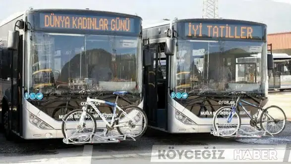 Muğla'da 8 Mart'ta Kadınlara Toplu Taşıma Ücretsiz Oldu