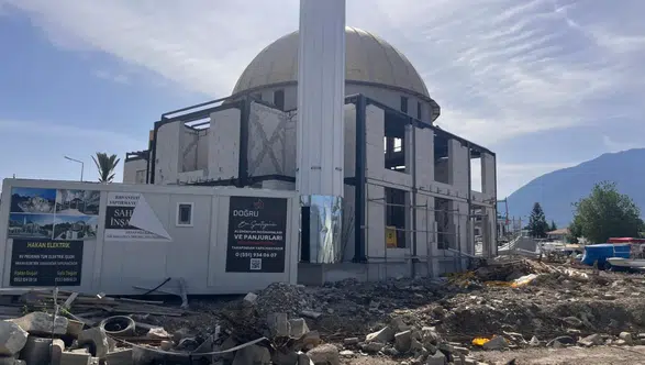 Fethiye Sahil Camii Yükseliyor: Kaba İnşaat Sona Erdi!