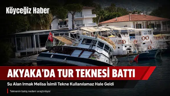Akyaka'da Korku Dolu Anlar: Tur Teknesi Battı!