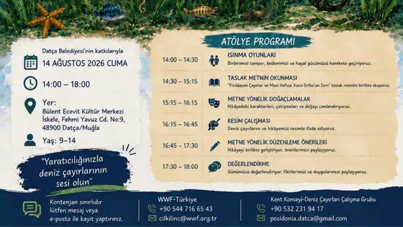 Datça'da Çocuklara Özel Deniz Çayırları Atölyesi