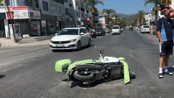 Fethiye'de Motosiklet Kazası: 1 Yaralı