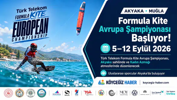 Formula Kite Avrupa Şampiyonası 2026 Muğla Akyaka'da Başlıyor