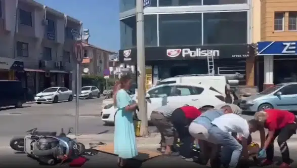 Fethiye Trafik Kazası: Motosiklet Sürücüsü Yaralı