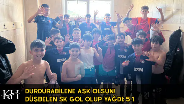 DURDURABİLENE AŞK OLSUN! Düşbelen SK gol olup yağdı: 5-1