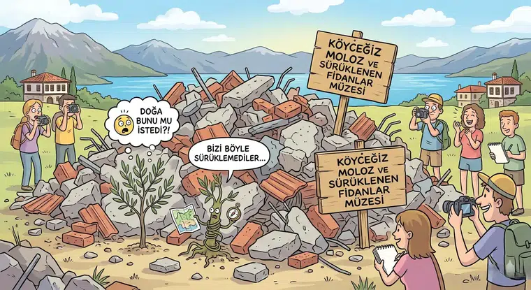 Köyceğiz’in Yeni "Modern Sanat" Müzesi: Molozlar ve Mücadeleci Fidan