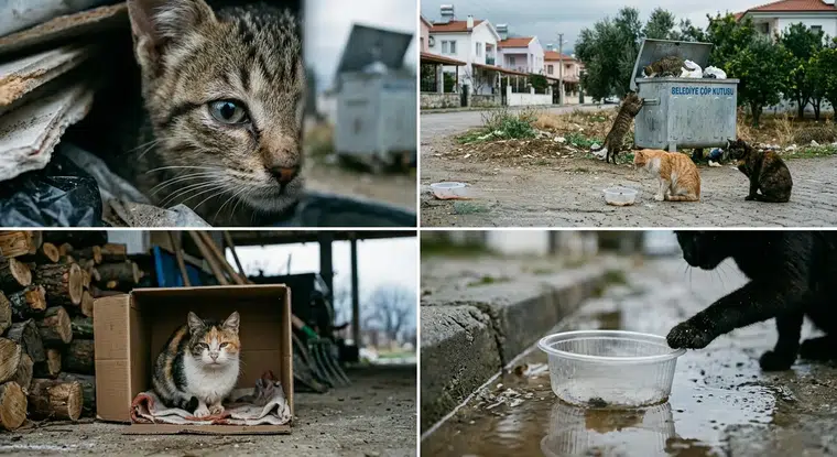 Köyceğiz’de Soğuk ve Islak Bir Çığlık: Patili Dostlarımız Bize Bakıyor