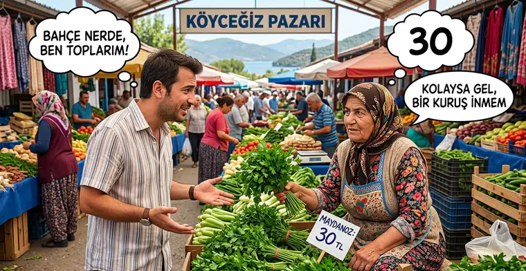 Köyceğiz Pazarı’nda Bir Maydanoz Diplomasisi
