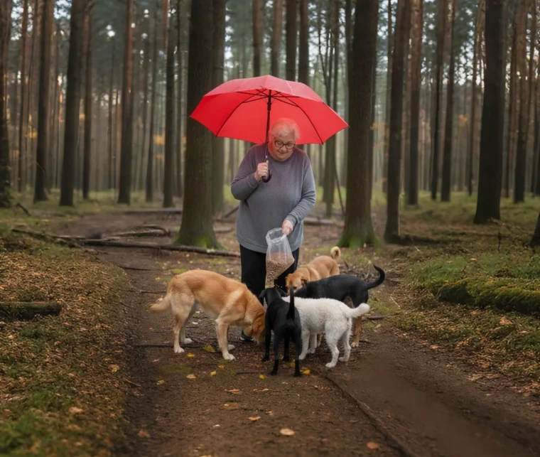 Ormanın Kırmızı Şemsiyeli Meleği: Bir İstanbul Hanımefendisi