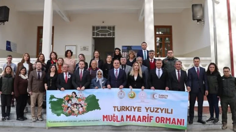 Muğla’da Öğretmenler İçin 16 Bin 453 Fidan Toprakla Buluştu