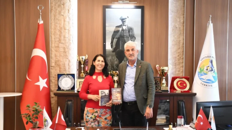 Yazar Hatice Noyan’dan Belediye Başkanı Ali Erdoğan’a Ziyaret