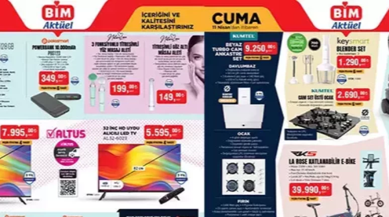 BİM’de haftalık indirim fırtınası! Birçok ürün indirimde || 8, 9, 11 Nisan Bim İndirimleri!