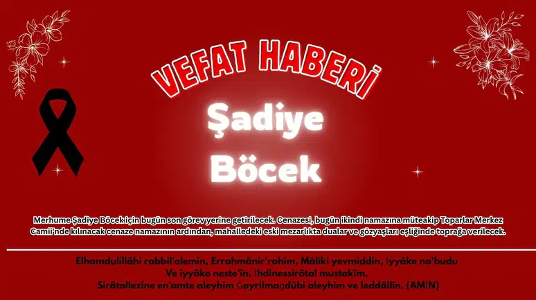 Köyceğiz’den Acı Kayıp: Şadiye Böcek Son Yolculuğuna Uğurlanıyor