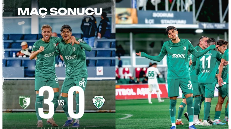 Bodrumspor Sahasında Geçit Vermedi: Serikspor’u 3 Golle Geçti