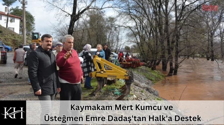 Kaymakam Mert Kumcu ve Üsteğmen Emre Dadaş'tan Halk'a Destek