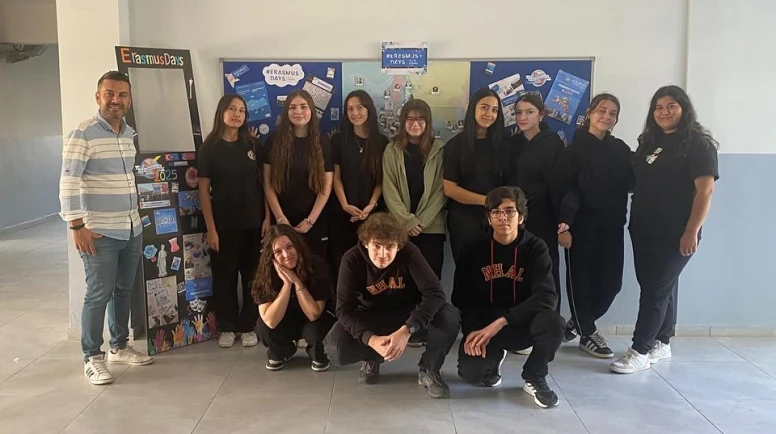 Köyceğiz Naip Hüseyin Anadolu Lisesi’nde Erasmus Days Pano Etkinliği Gerçekleştirildi