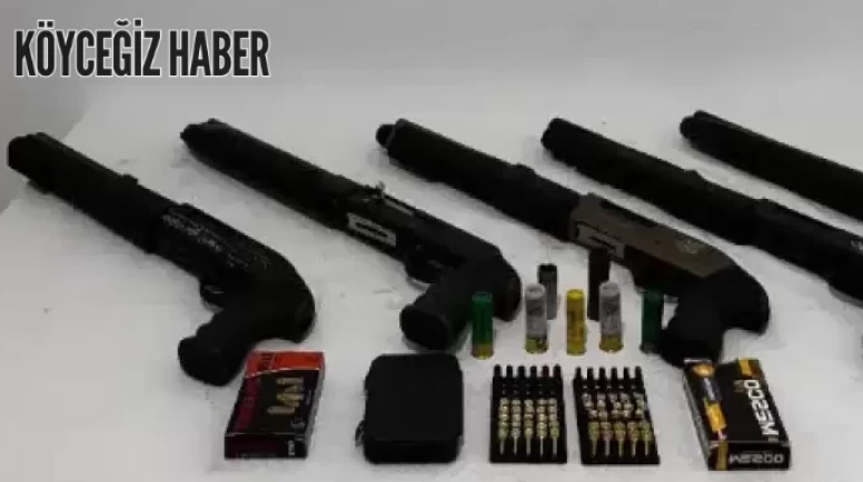 Köyceğiz’de Jandarma 5 Pompalı Tüfek Ele Geçirdi!