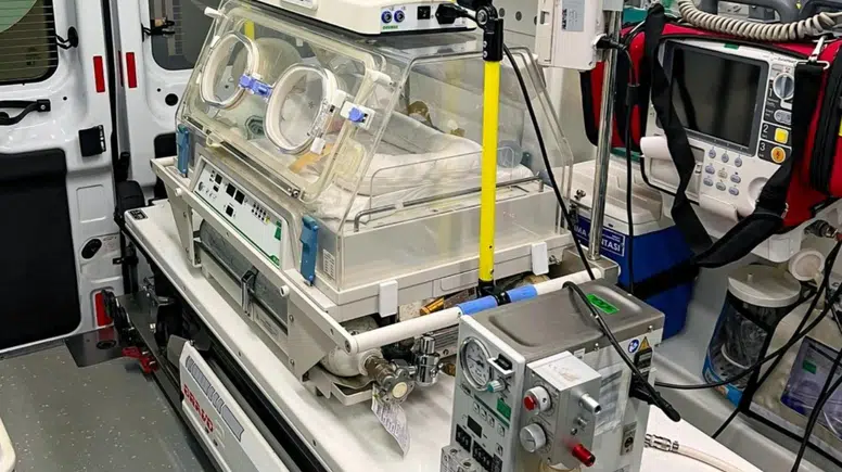 Muğla’da Yenidoğanlara Ambulansta Sarılık Tedavisi