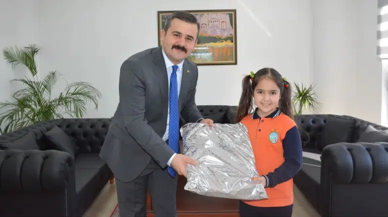 Köyceğiz’in Gururu Nisa Yıldız Kaymakam Kumcu’yu Ziyaret Etti